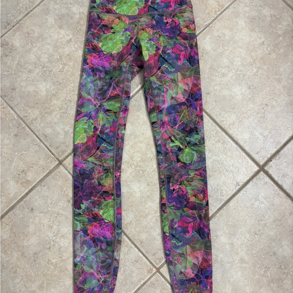 Lululemon Floral Print Womens Leggings